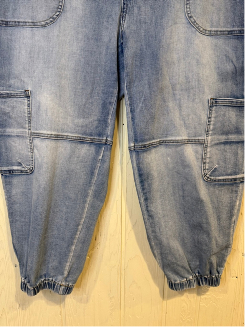 Women's FLAMINGALS Blue Denim Ankle & Cropped Jeans 3XL - Picture 3 of 9